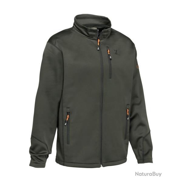 Sweat-shirt zipp� Enfant Percussion - GhostCamo Kaki - 6A