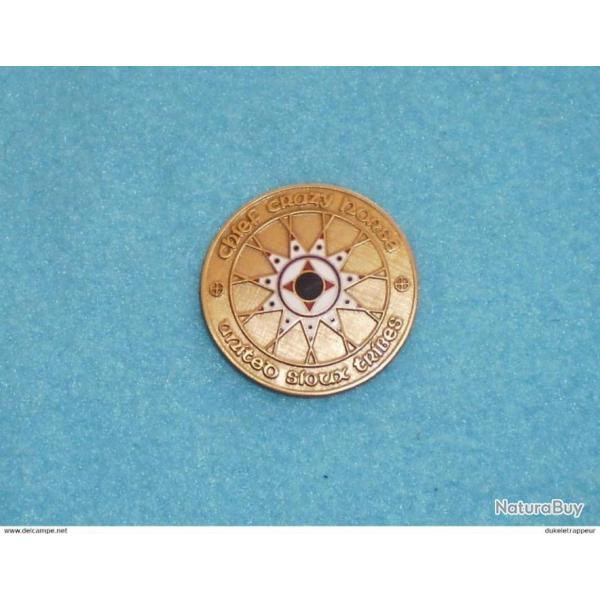 M�daillon de crosse Crazy Horse pour comm�morative "Origine WINCHESTER" Collection ! 1