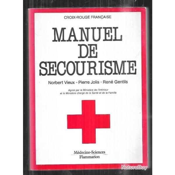 manuel de secourisme croix rouge franaise norbert vieux