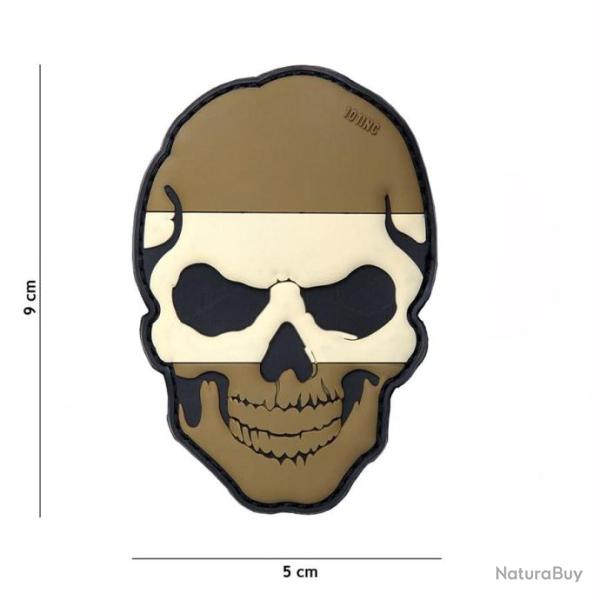 Patch 3D PVC Skull Spain | 101 Inc (0001 5355)