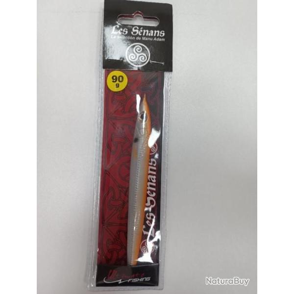 !!! Jig ULTIMATE FISHING LES SENANS ORANGE !!!90G 130mm