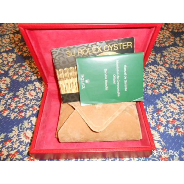 RARE et SUPER  AVEC housse et doc ,A VOIR , BON ETAT COFFRET ROLEX