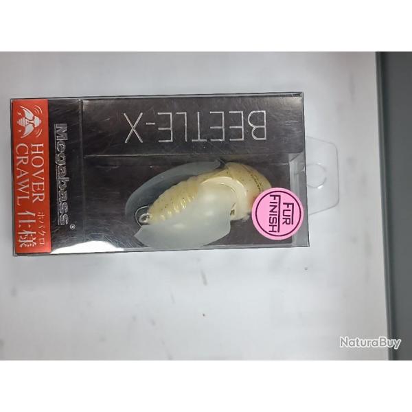 !!! Leurre MEGABASS BEETLE- X !!!50mm coloris : ff Glow shirohitori