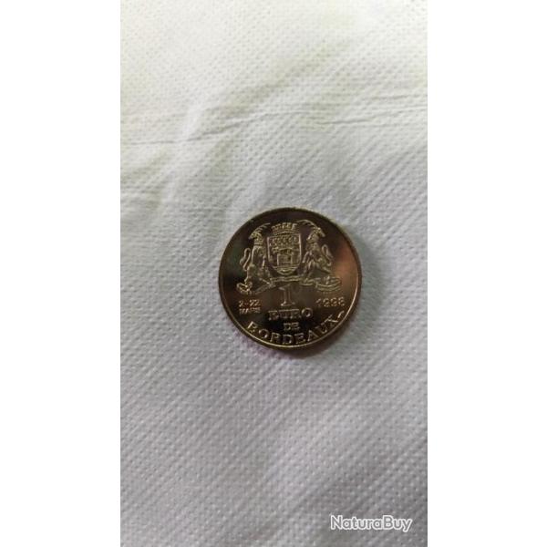 LOT DE 8 PIECES DE 1 EURO DE BORDEAUX 2-22 MARS 1998