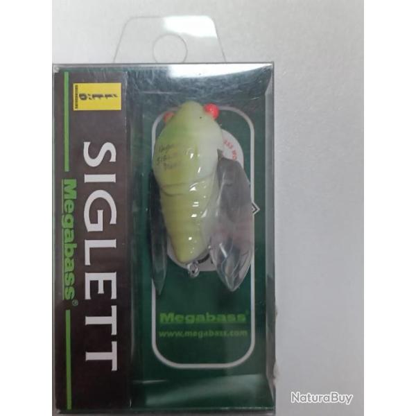 !!! Leurre MEGABASS SIGLETT  !!! 36mm coloris : MOON WALKER