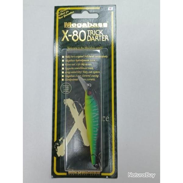 !!! MEGABASS  X80 TRICK DARTER  !!!Coloris : MAT TIGER