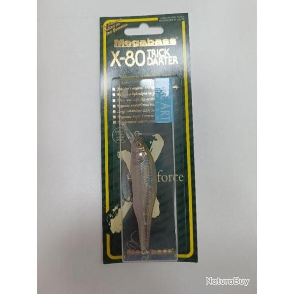 !!! MEGABASS  X80 TRICK DARTER  !!!Coloris : FA WAKASAGI