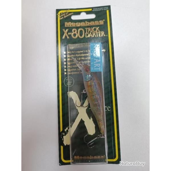 !!! MEGABASS  X80 TRICK DARTER  !!!Coloris : FA GILL