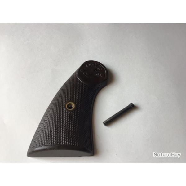VENDU PAR CUIRASSIER11  PLAQUETTE DE  REVOLVER COLT POLICE ( C�TE DROITE )