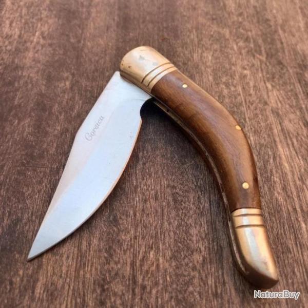 Grand et Gros Couteau CORSE Manche en Bois