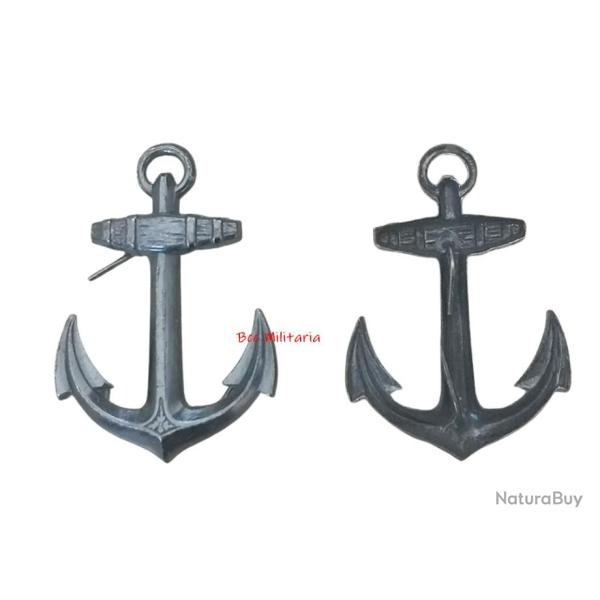 Ancre de marine - Fixation � lamelle Hauteur : 42 mm - Largeur � la base : 30mm (Anthracite)