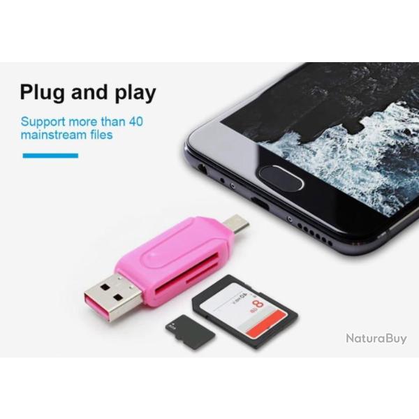 Lecteur carte SD pour lire vos photos ou vid�os de vos cam�ra de chasse � partir de votre carte SD