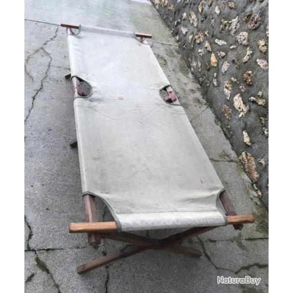 lit de camp pico us ww2 jeep tente campement normandie dat� JUIN  1944 !!