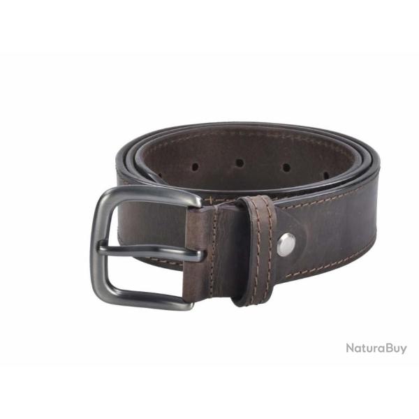 CEINTURE EN CUIR MARRON 105cm