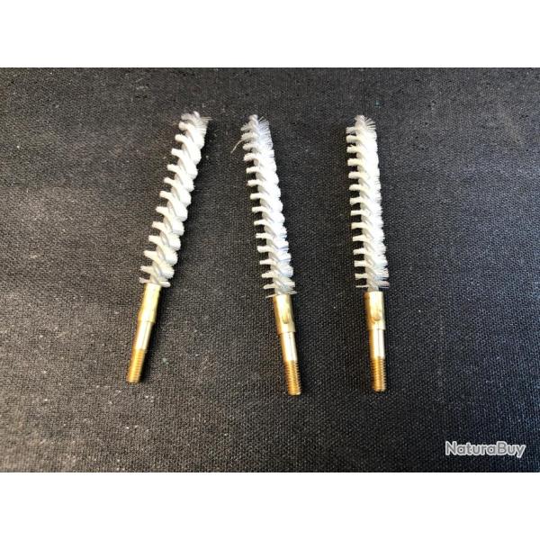 LOT DE 3 ECOUVILLONS 9MM NYLON