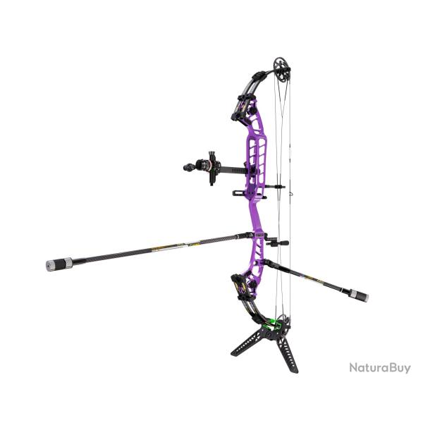 SANLIDA - Kit Arc � Poulies HERO 10 II 37 40-50 # 29.0"-32.0" PURPLE