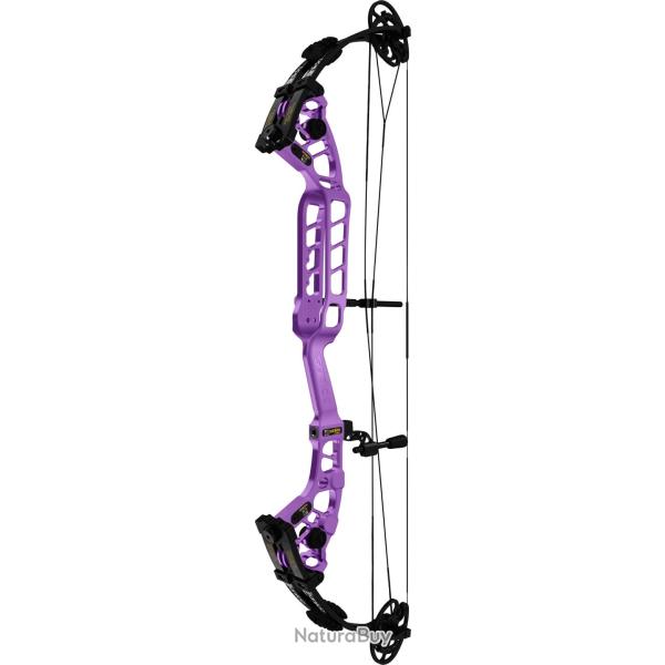 SANLIDA - Arc � Poulies HERO 10 II 37" 50-60 # DROITIER (RH) PURPLE 24"-26.5"
