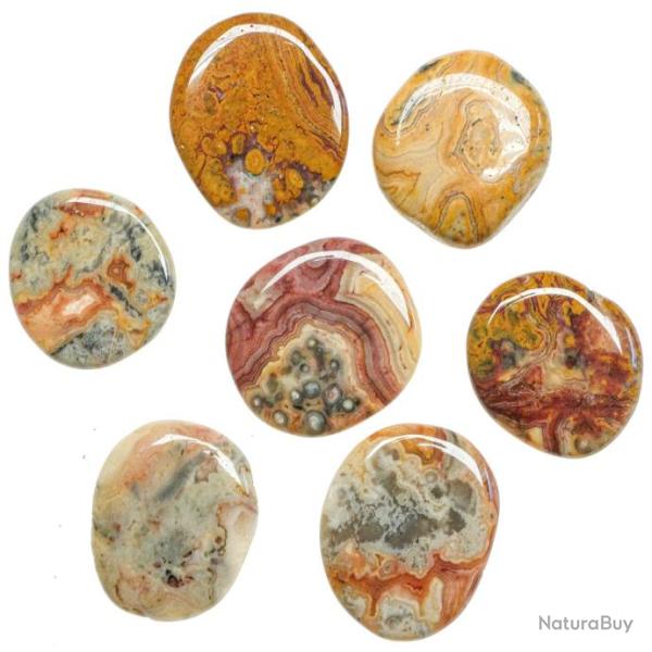 Galet plat agate crazy lace - A l'unit�