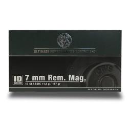 Munitions RWS calibre 7mm Rem Mag ID Classic 177gr - 11.5g x20