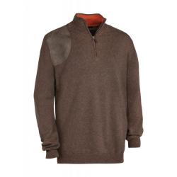Pull de chasse Club Interchasse Wilfrid Marron - 3XL