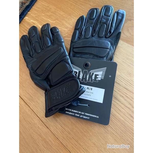 gants d'interventions cuir neuf