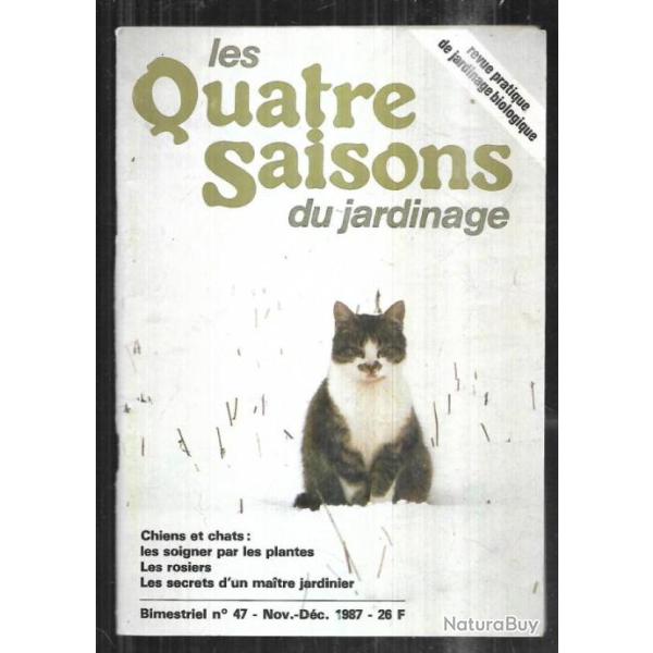 les quatre saisons du jardinage  bimestriel 47 novembre d�cembre 1987