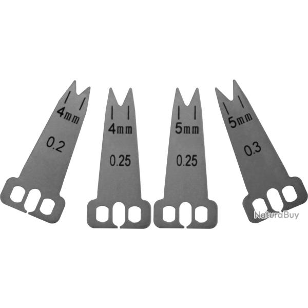 SANLIDA - Lames de rechange Repose Fl�che Compound X10 0.25 mm