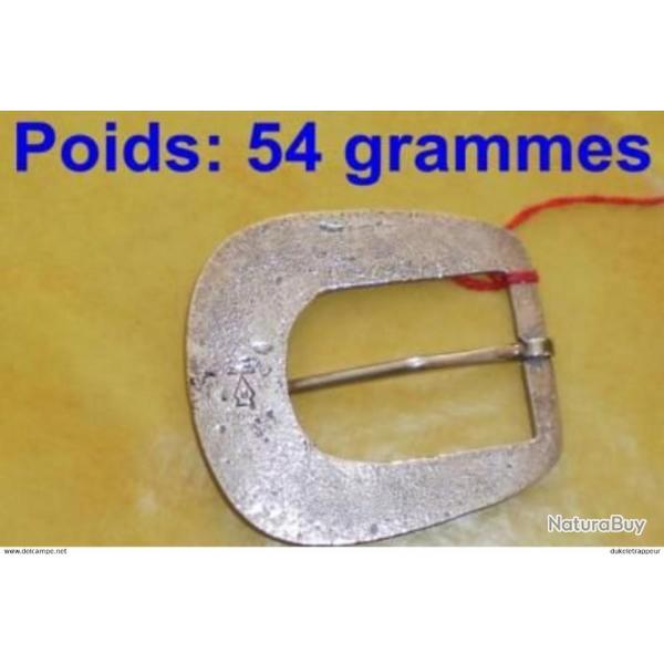 Boucle de ceinture NAVAJO en argent massif faite main.