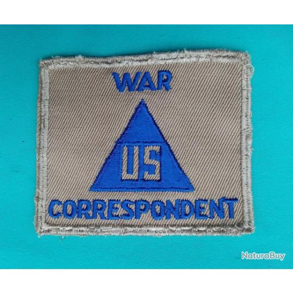 Patch correspondant de guerre US seconde guerre mondiale