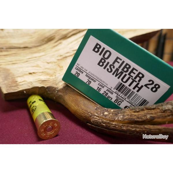 10 cartouches cal 20/70 BG no 6 en 28gr BIO FIBER BISMUTH
