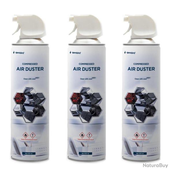 Bombe Air Sec Air Duster Gembird 400 ml par 3