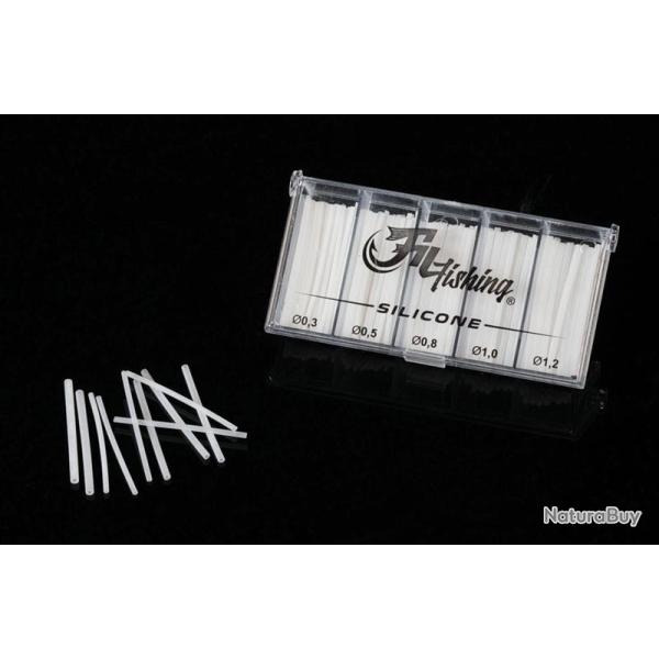 Set de Tube en Silicone transparent 4cm Filfishing
