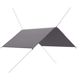 B&acirc;che d'ext&eacute;rieur 3 x 2,85 m gris 02_0007721