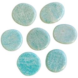 Galet plat amazonite de Chine - A l'unit&eacute;
