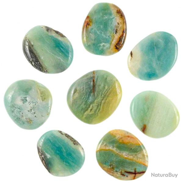 Galet plat amazonite de Chine - A l'unit�