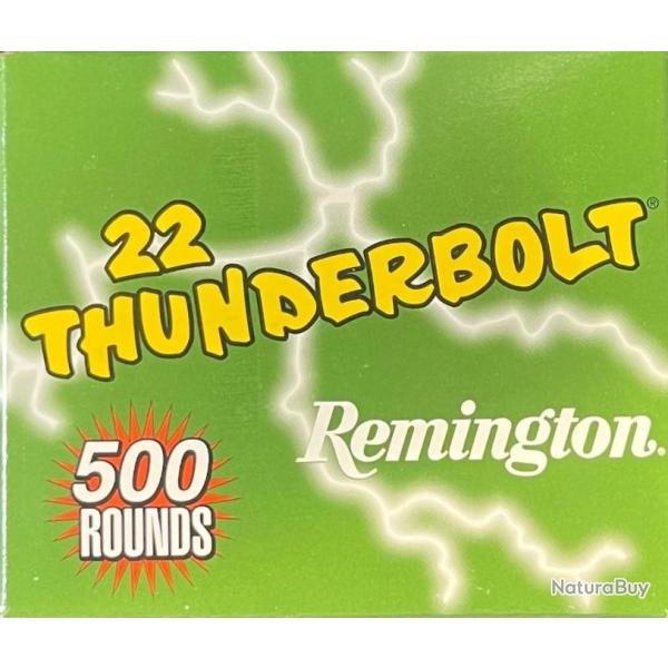 Munictions cartouches � balles REMINGTON CAL.22LR THUNDERBOLT PAR 500