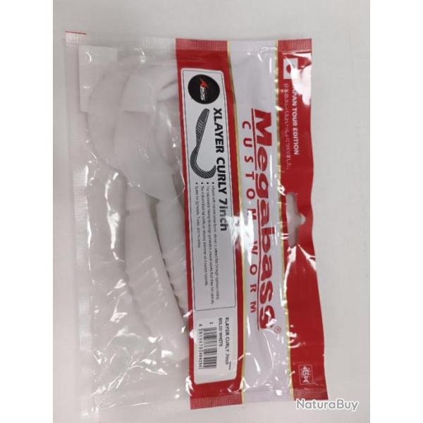 !!! MEGABASS XLAYER 7 INCH !!!  COLORIS : SOLID WHITE