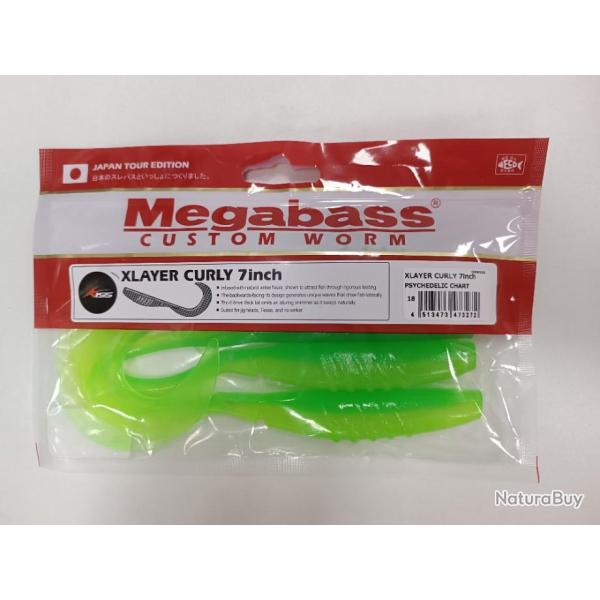 !!! MEGABASS XLAYER 7 INCH !!!  COLORIS : PSYCH�D�LIC CHART