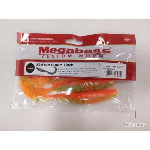 !!! MEGABASS XLAYER 7 INCH !!!  COLORIS : ORANGE CHART