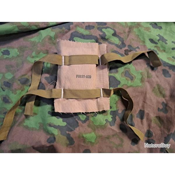 US ARMY WW2 PARATROOPER MEDICAL BANDAGE 2nd Model FIRST AID ( pansement parachutiste amricain WWII