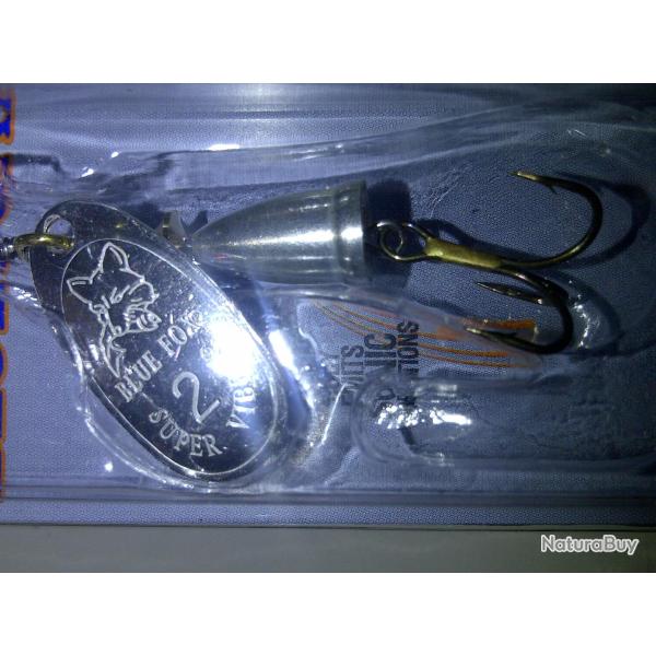 Cuiller Vibrax Original Argent 3 - 8g