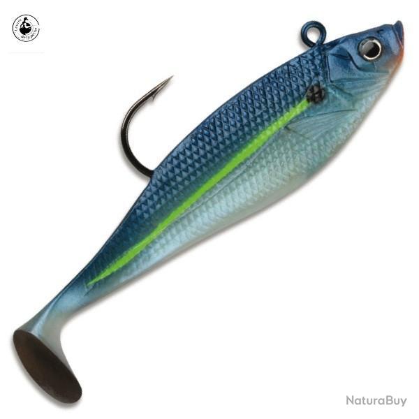 Leurre Souple Storm Wildeye Swim Shad 8cm Blue Steel Shad