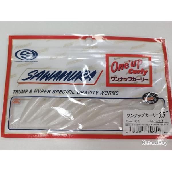 !!! Leurre SAWAMURA ONE'UP CURLY 3.5" !!! COLORIS : #027