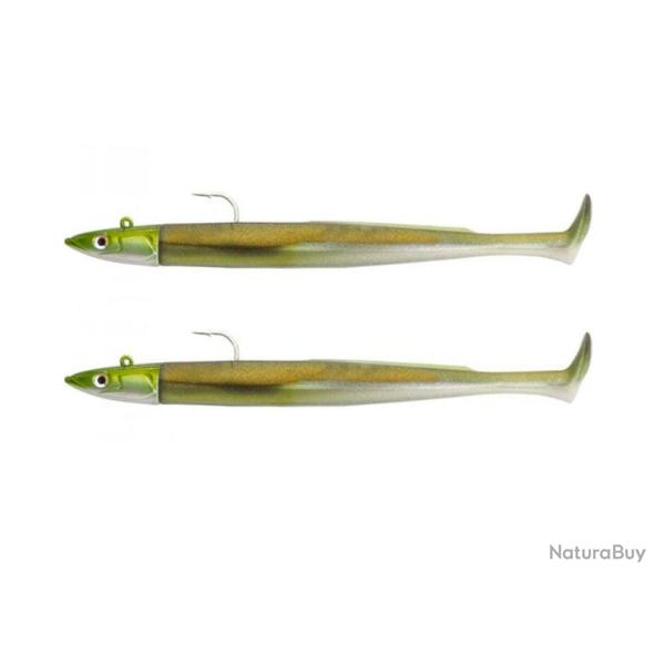 Double Combo Offshore Fiiish Crazy Paddle Tail 150 Kaki 15cm par 2 20g