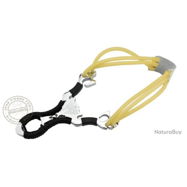 Lance pierre Le Loup - Corde et aluminium