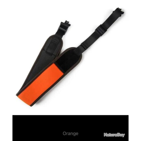 Bretelle fusil ou carabine N�opr�ne diff�rente couleurs avec attache rapide. A