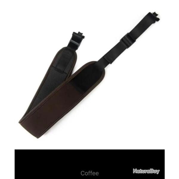 Bretelle fusil ou carabine N�opr�ne diff�rente couleurs avec attache rapide. B