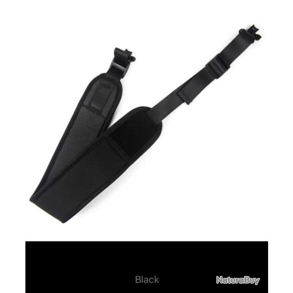 Bretelle fusil ou carabine N�opr�ne diff�rente couleurs avec attache rapide. C