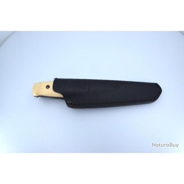 Couteau fixe Morakniv - Lok BlackBlade(S) Ash Wood (�tui cuir)