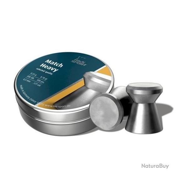 Plombs H&N Match Heavy cal.4.5 0.53g par 500